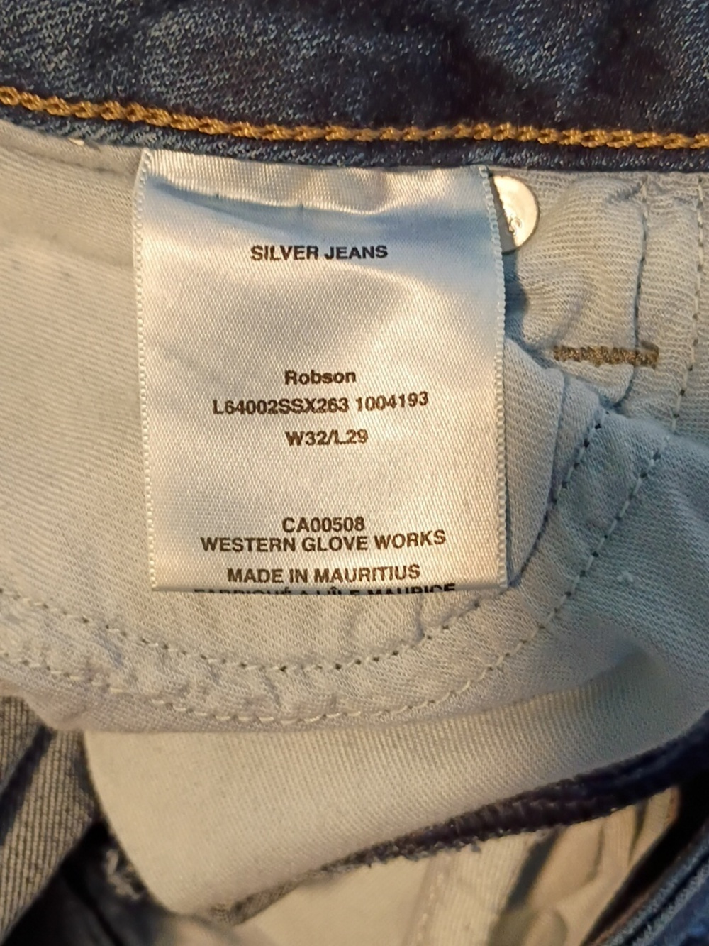 Silver Jeans Women's Skinny Jeans - Dark Blue Distressed - Picture 2 of 3
